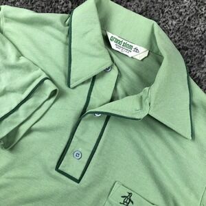 Vintage Munsingwear Shirt Mens Medium Green Grand Slam Golf Polo Made USA